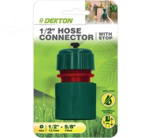 Dekton Universal 1/2" Hose Connector With Stop