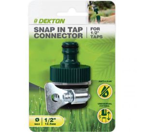 Dekton Universal 1/2" Snap-In Tap Connector