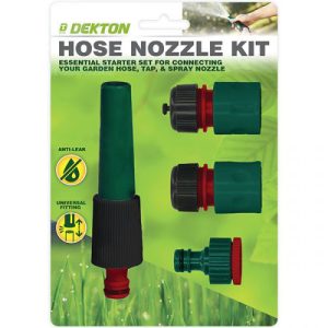 Dekton Universal Hose Nozzle Kit 4pc