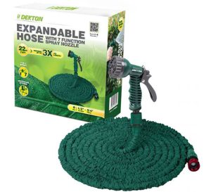 Dekton Expandable Hose With 7 Function Spray Nozzle 22m
