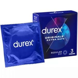 Durex Originals Extra Safe Condoms Pack Of 3