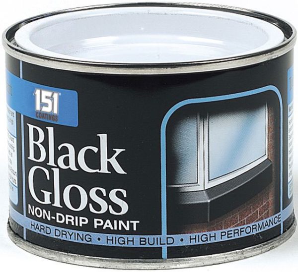 151 Black Gloss Non-Drip Paint 180ml