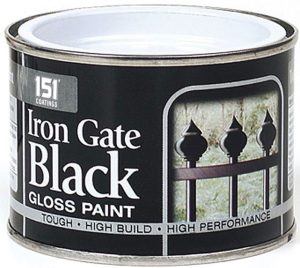 151 Iron Gate Black Gloss Paint 180ml