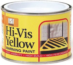 151 Hi-Vis Yellow Warning Paint 180ml
