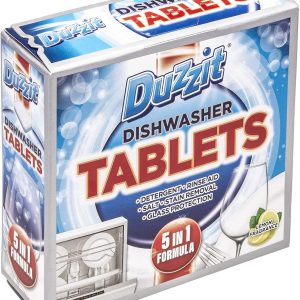 Duzzit Dishwasher Tablets 5-In-1 Lemon Pack Of 12