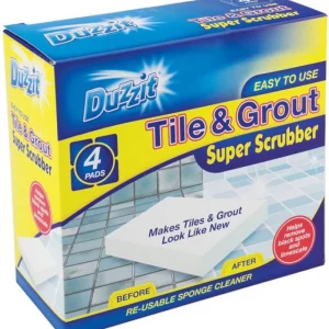 Duzzit Tile & Grout Scrubber Pack Of 4