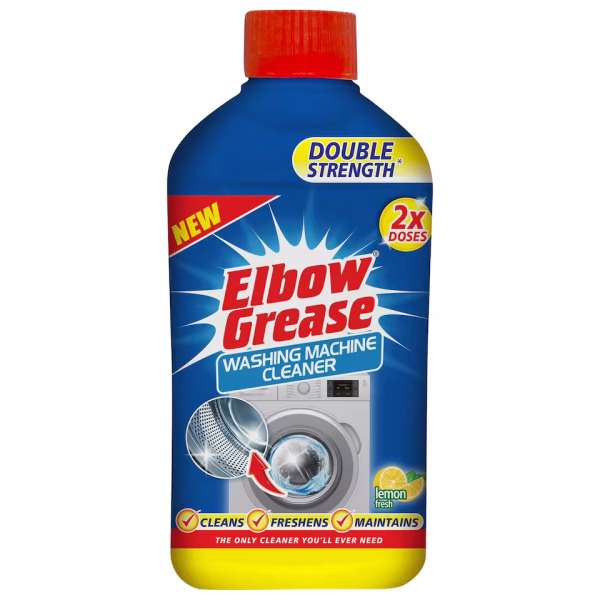 Elbow Grease Double Strength Lemon Washing Machine Cleaner 250ml