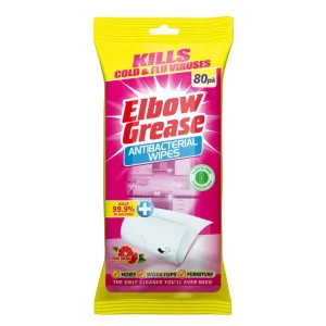 Elbow Grease Pink Blush Antibacterial Wipes Pack Of 80 Pallet Deal