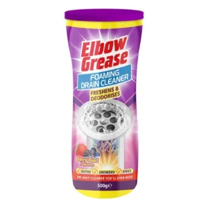 Elbow Grease Foaming Drain Cleaner 500g Assorted Fragrances