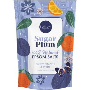 Elysium Spa 100% Natural Sugar Plum Epsom Bath Salts 450g