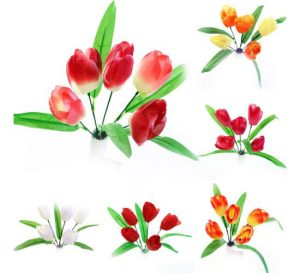 Tulip Bush Artificial Flowers