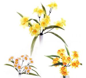 Mini Daffodil Bush Artificial Flowers