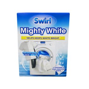 Swirl Mighty White White Guard Pack Of 12