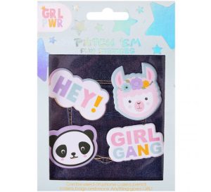 GRL PWR Fun Sticky Patches Pack Of 4