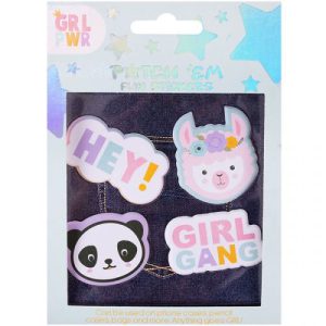 GRL PWR Fun Sticky Patches Pack Of 4