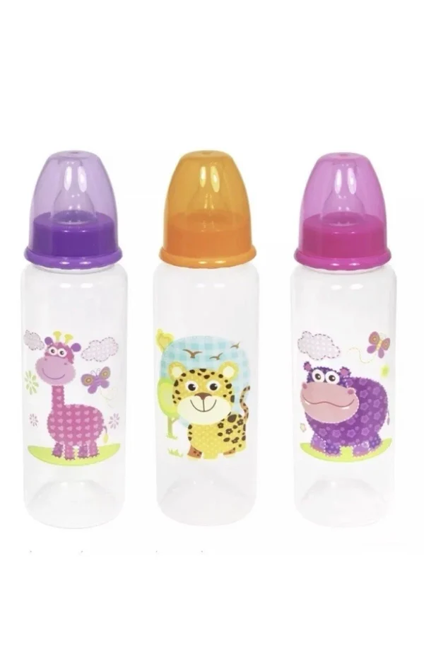 First Steps Safari Baby Feeding Bottle 250ml