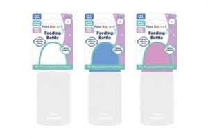First Steps New Born Feeding Bottle 150ml 3 Assorted