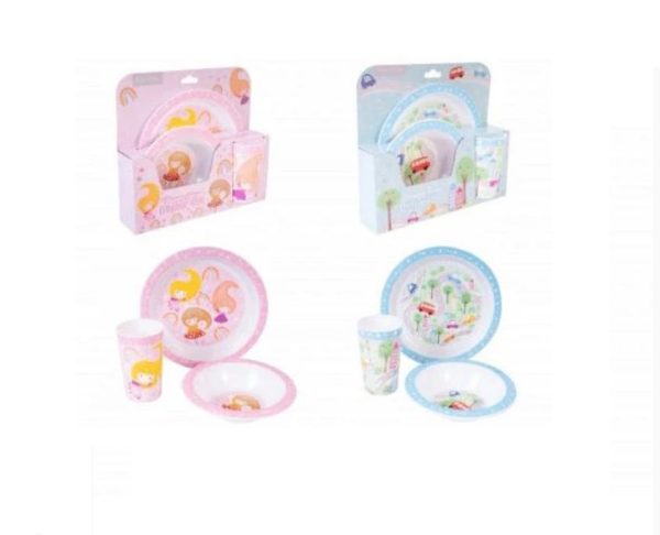 Hugs & Kisses Happy Town Baby Dinner Set