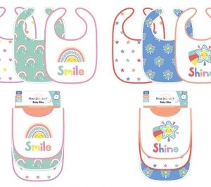 First Steps Animal Baby Bib Pack Of 3