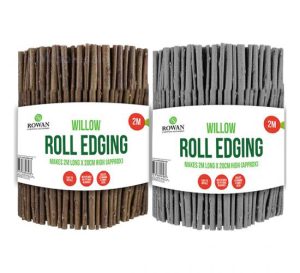 Rowan Willow Roll Lawn Edging 2m