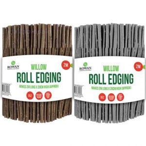 Rowan Willow Roll Lawn Edging 2m