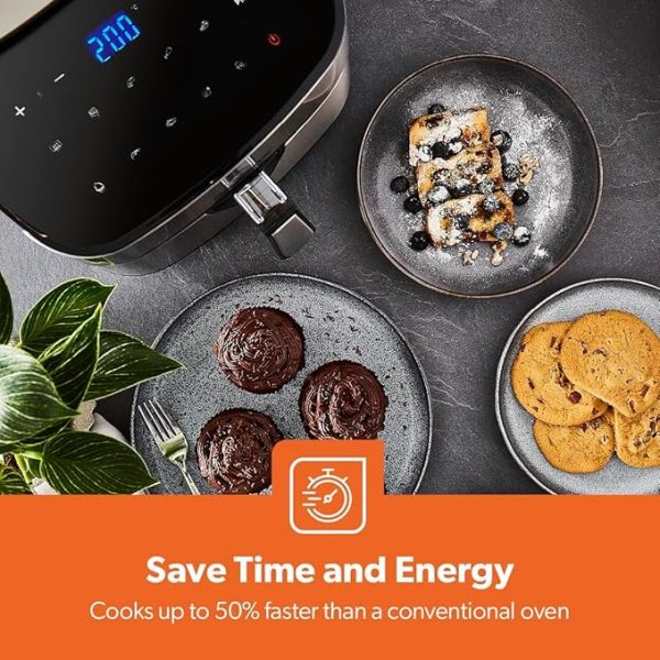 Geepas Black 4-Slice 6 Level Bread Toaster 1400W