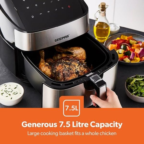 Geepas Black 4-Slice 6 Level Bread Toaster 1400W