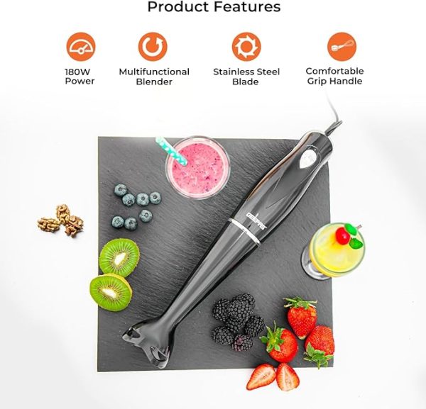 Geepas 180W 2 Speed Hand Blender