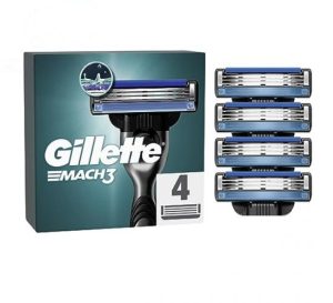 Gillette Mach3 Razor Blade Refills Pack Of 4