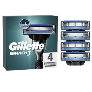 Gillette Mach3 Razor Blade Refills Pack Of 4