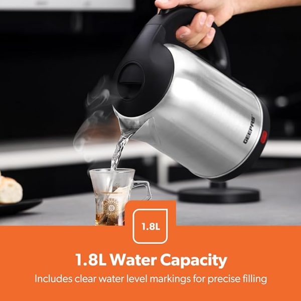 Geepas Stainless Steel Electric Kettle 1.8l