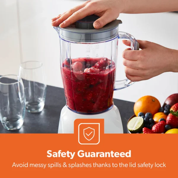 Geepas 600W 3-Speed Smoothie Maker Coffee Grinder & Food Blender 1.8L