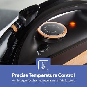 Geepas 2400W Black Ceramic Steam Iron