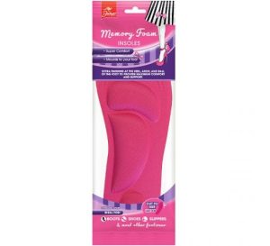Jump Ladies Memory Foam Insoles Size 4-8