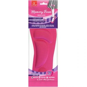 Jump Ladies Memory Foam Insoles Size 4-8