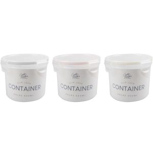 Cooke & Miller Round Clip Lock Food Container 900ml