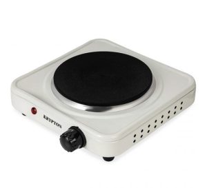 Krypton 1000W White Cast Iron Hot Plate Cooker