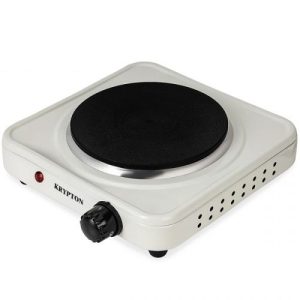 Krypton 1000W White Cast Iron Hot Plate Cooker