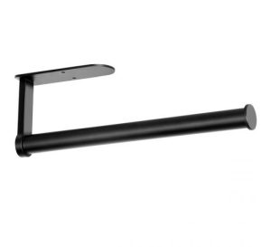 Sitara Black Under Cabinet Kitchen Roll Holder 33.5cm