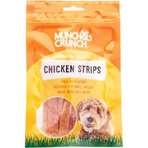 Munch & Crunch Premium Chicken Strips Dog Treat 70g