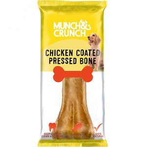 Munch & Crunch Chicken-Coated Pressed Dog Bone