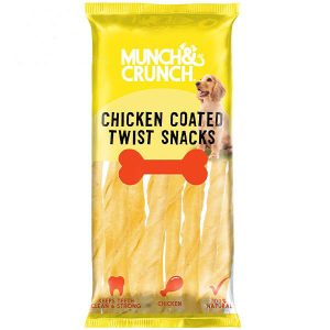 Munch & Crunch Chicken-Coated Twist Snacks Dog Treats