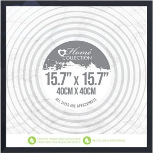 Home Collection Cambridge Black Glass Photo Frame 40cm X 40cm