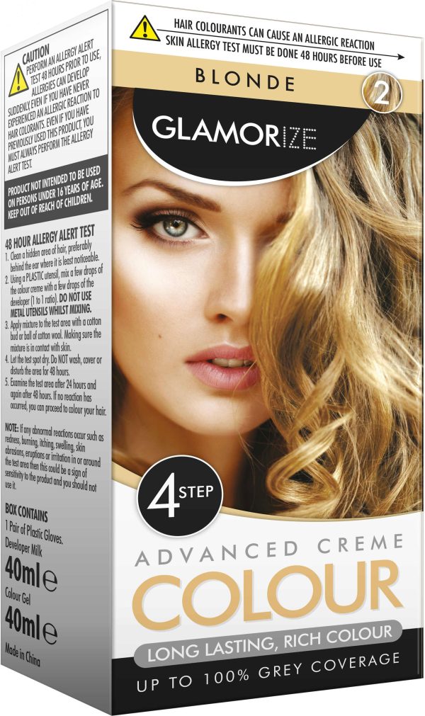 Blonde Permanent Hair Colour No.2