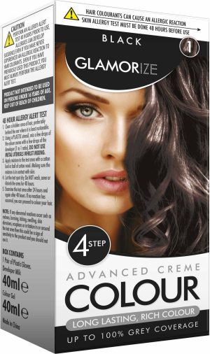 Black Hair Permanent Hair Colour No.1