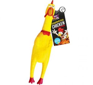 Cooper & Pals Squawking Chicken Dog Toy