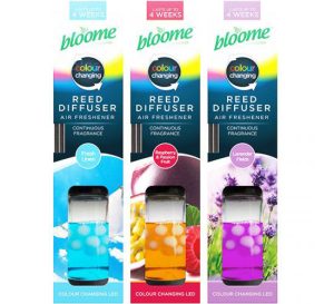 Bloome Colour-Changing Reed Diffuser 30ml Air Freshener