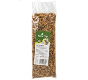 Flying High Dried Meal Worms Bird Feed 75g
