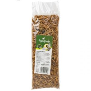 Flying High Dried Meal Worms Bird Feed 75g