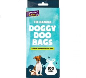Cooper & Pals Tie Handle Doggy Doo Bags Pack of 100